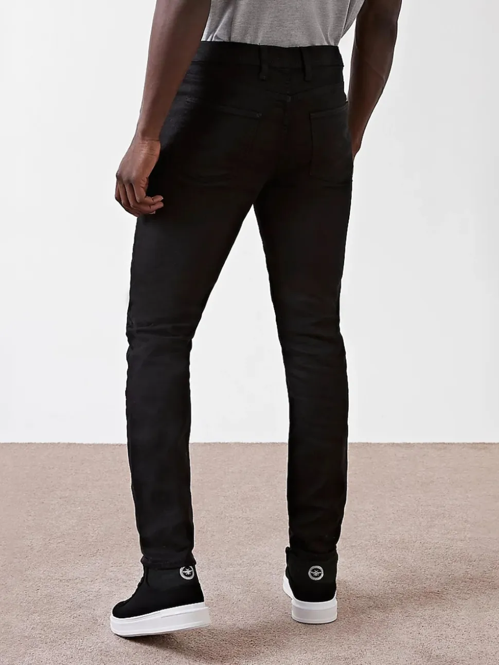 River Island Black Slim Fit Seth Jeans