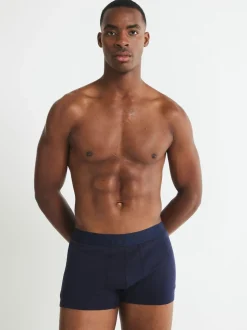 River Island Blue Jacquard Waistband Trunks 5 Pack