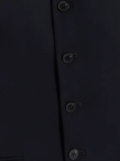 River Island Blue Plain Suit Waistcoat