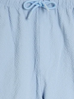 River Island Blue Seersucker Swim Shorts