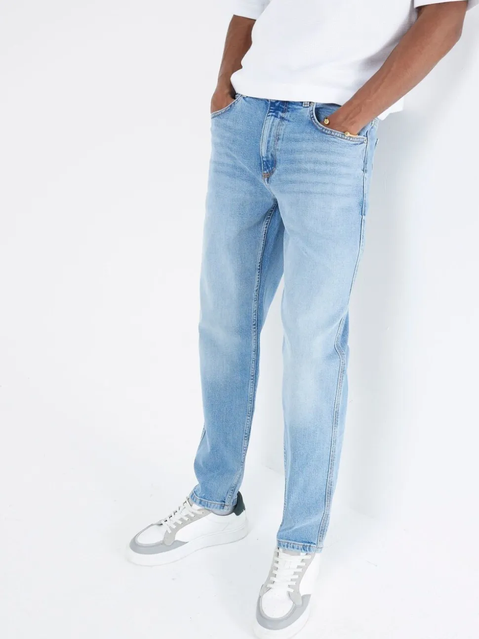 River Island Blue Slim Fit Stretch Jeans