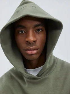 River Island Green Essentials Oversized Hoodie
