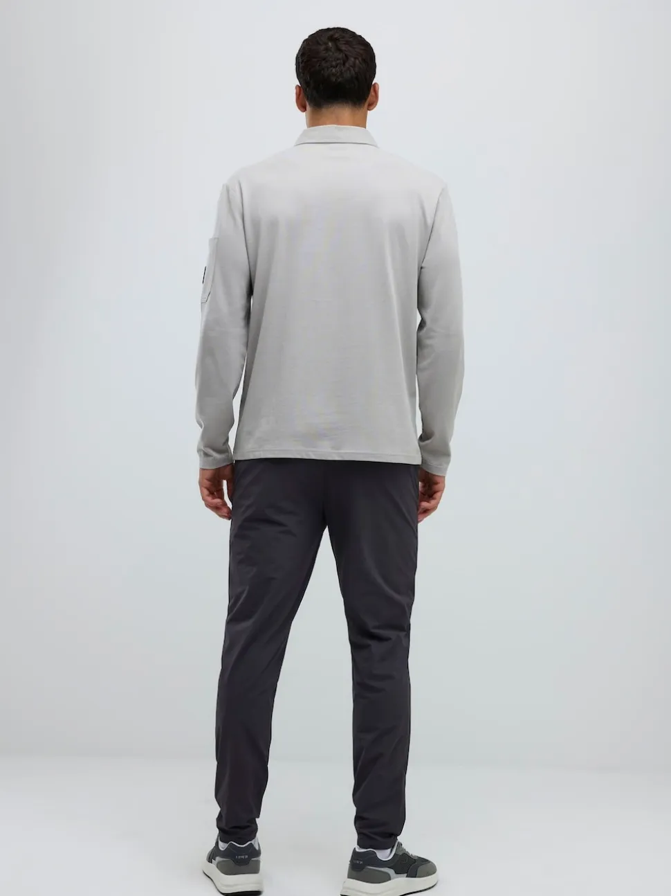 River Island Grey Skinny Fit Stretch Chinos