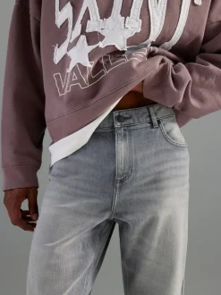 River Island Grey Slim Fit Stretch Jeans