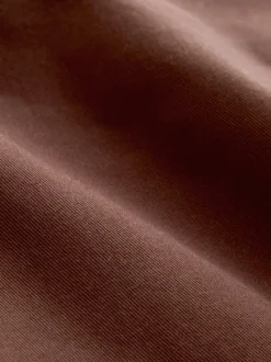 Rust Brown Slim Fit Stretch Chinos Trousers