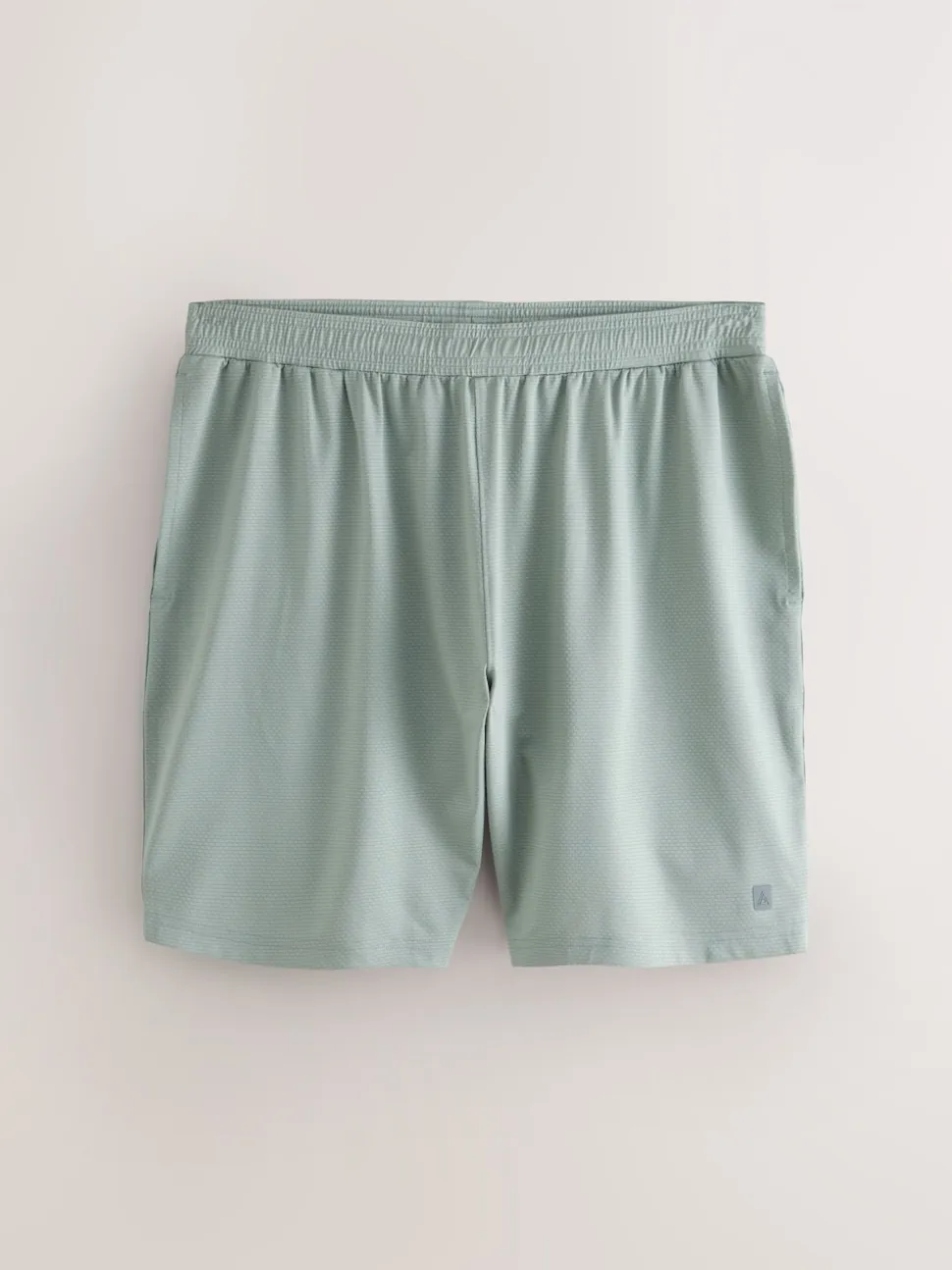 Sage Green Active Gym Textured Training Shorts
