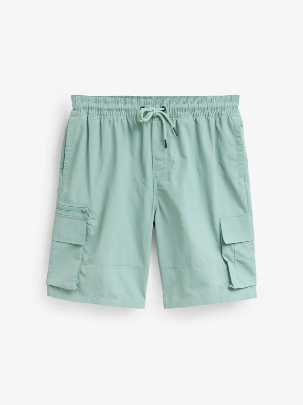 Sage Green Cargo Swim Shorts