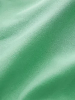 Sage Green Contrast Stitch Swim Shorts