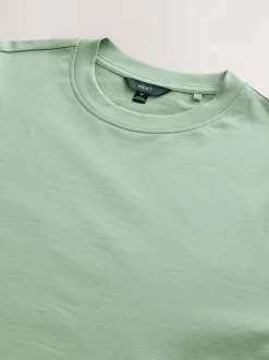 Sage Green Lightweight Crew Neck Sweatshirt