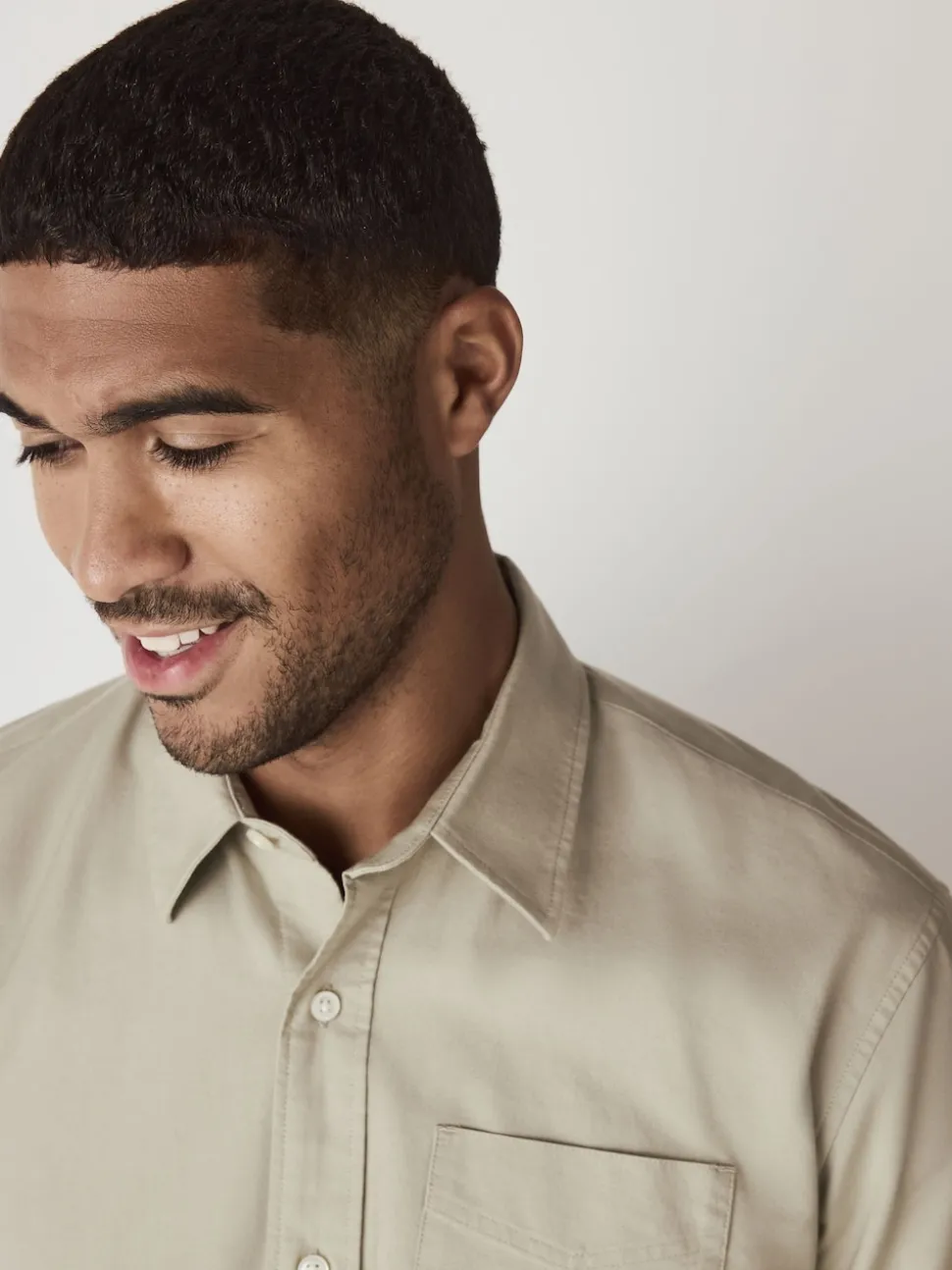 Sage Green Regular Fit Long Sleeve Oxford Shirt