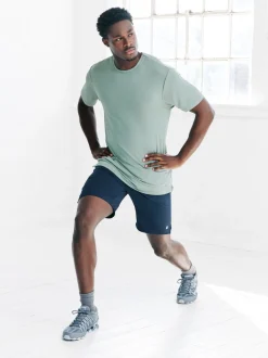 Sage Green Short Sleeve Tee Active Gym Training Top