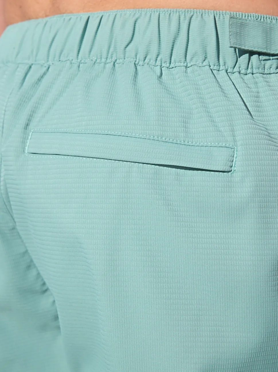 Sage Green Signature Tailored Waistband Swim Shorts