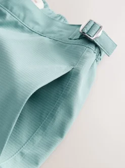 Sage Green Signature Tailored Waistband Swim Shorts