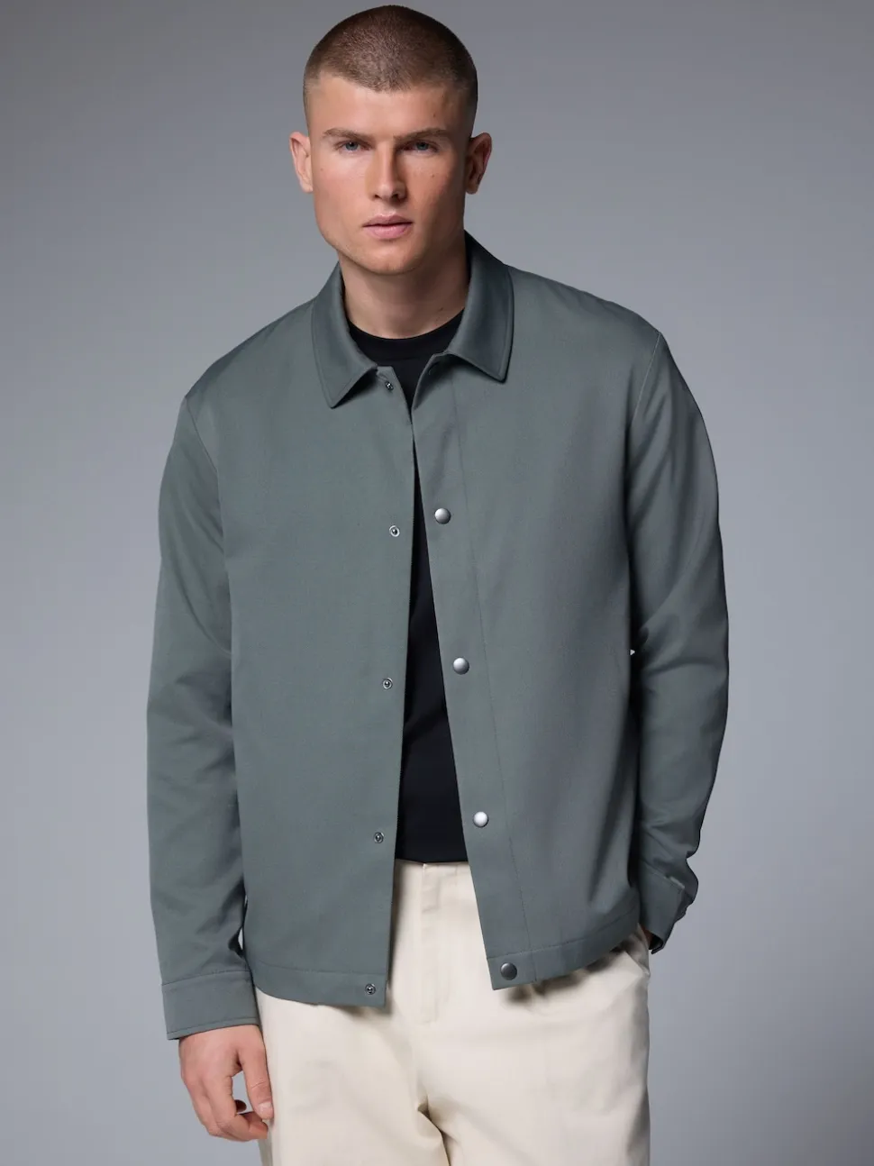 Sage Green Smart Coach Jacket