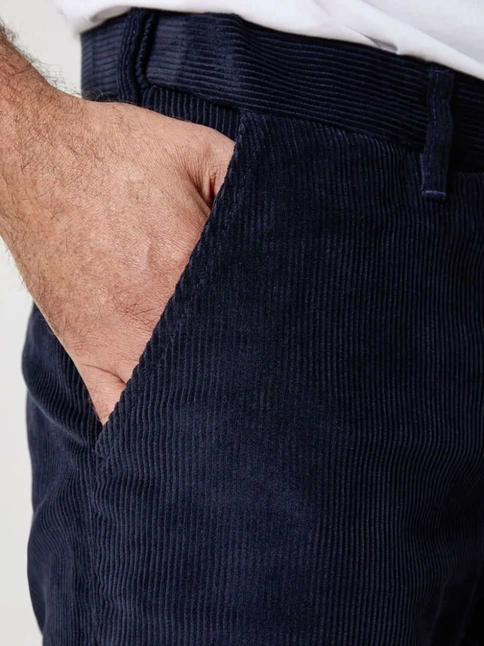 Saltwell Blue Corduroy Trousers
