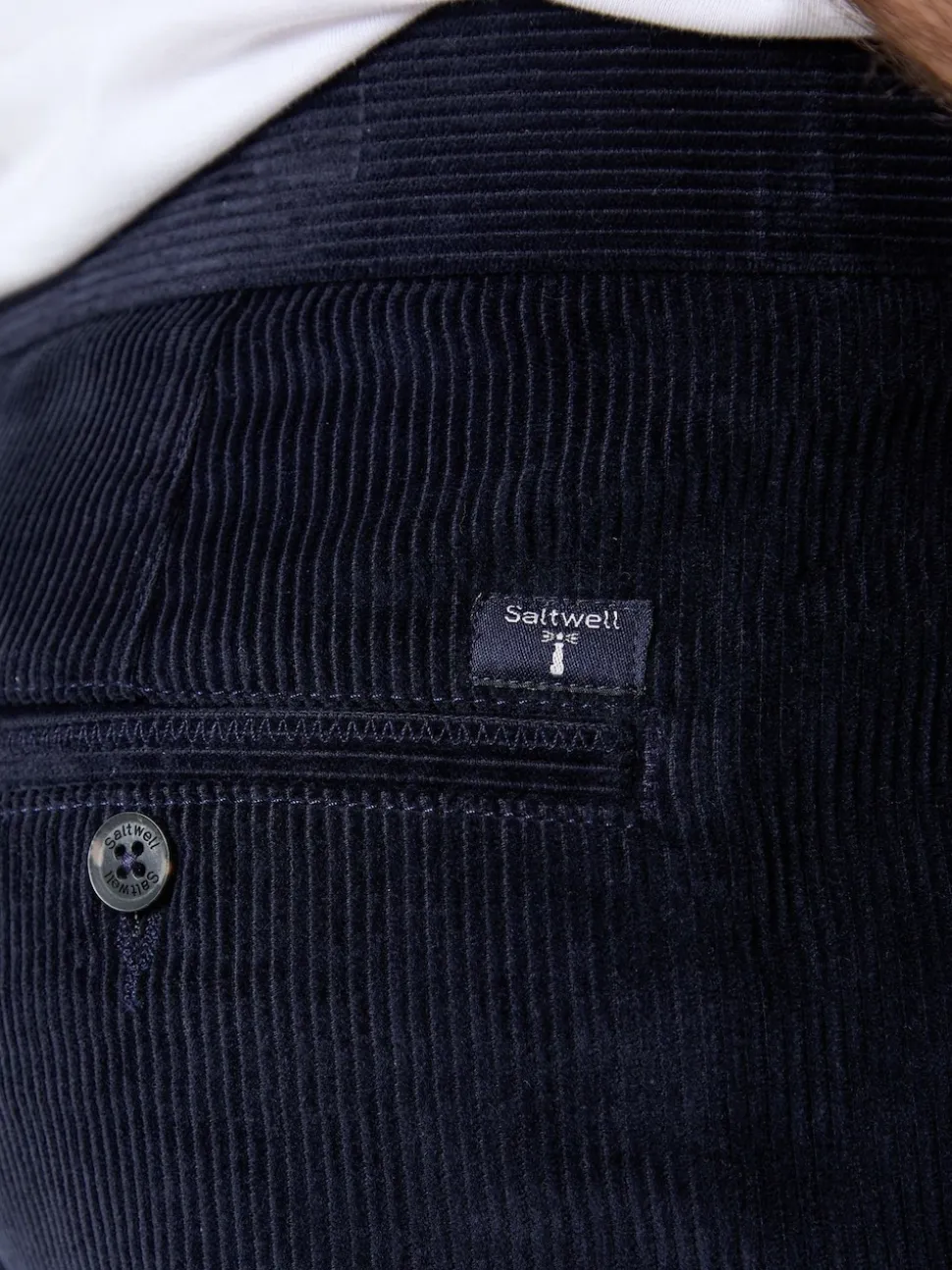 Saltwell Blue Corduroy Trousers