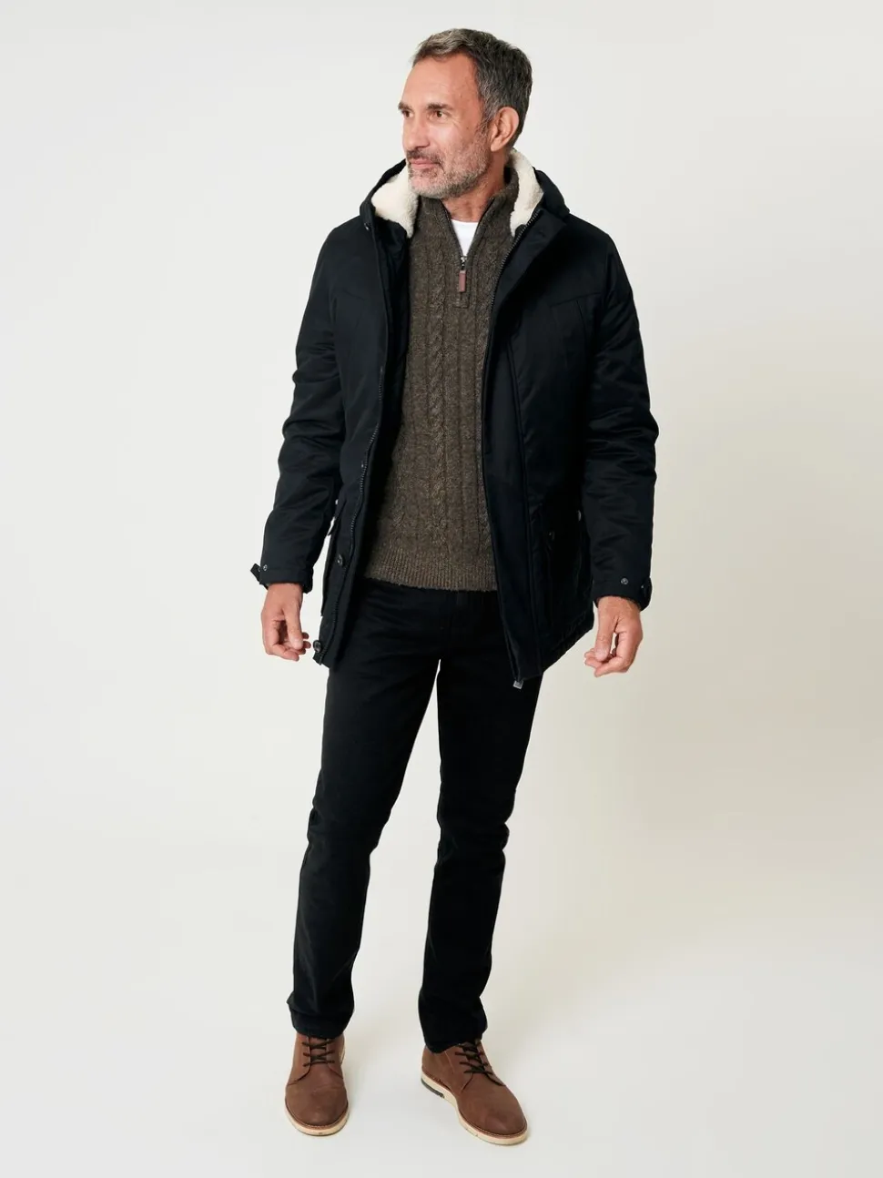 Saltwell Borg Lined Parka Jacket