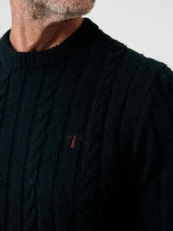 Saltwell Cable Knit Crew Neck Jumper