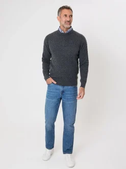 Saltwell Cable Knit Mock Shirt Jumper