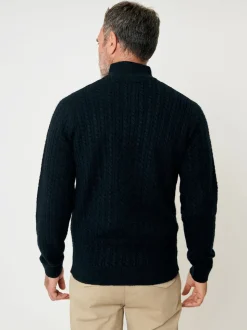Saltwell Cable Knit Quarter Zip Jumper