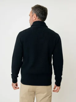 Saltwell Cable Knit Shawl Neck Jumper