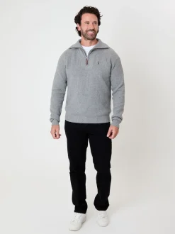 Saltwell Knitted Quarter Zip Jumper
