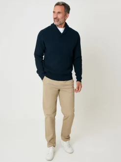 Saltwell Knitted Shawl Neck Jumper