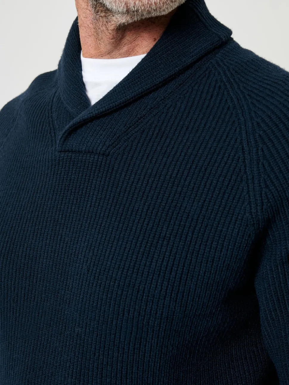 Saltwell Knitted Shawl Neck Jumper