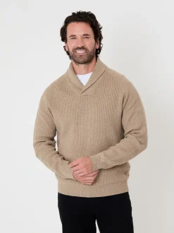 Saltwell Knitted Shawl Neck Jumper