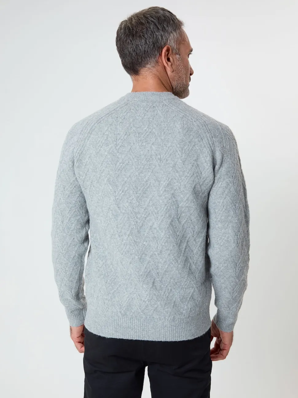 Saltwell Textured Knit Crew Neck Jumper