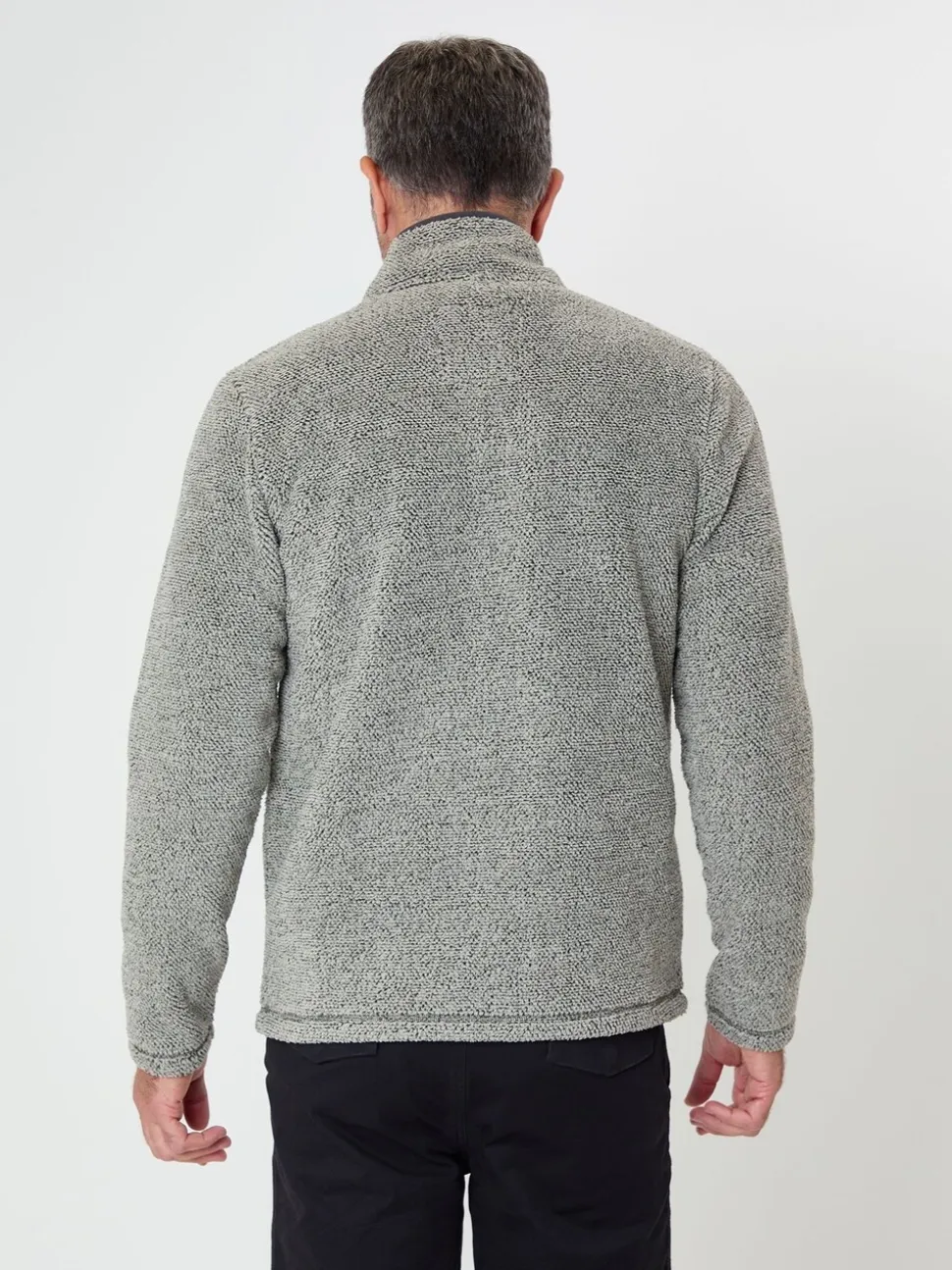 Saltwell Textured Quarter Zip Sweatshirt
