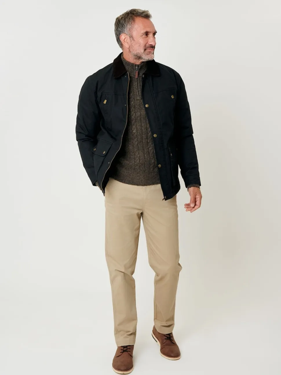 Saltwell Waxed Cord Collar Jacket