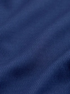 Sapphire Blue Regular Fit Easy Care Textured Single Cuff Smart Shirt