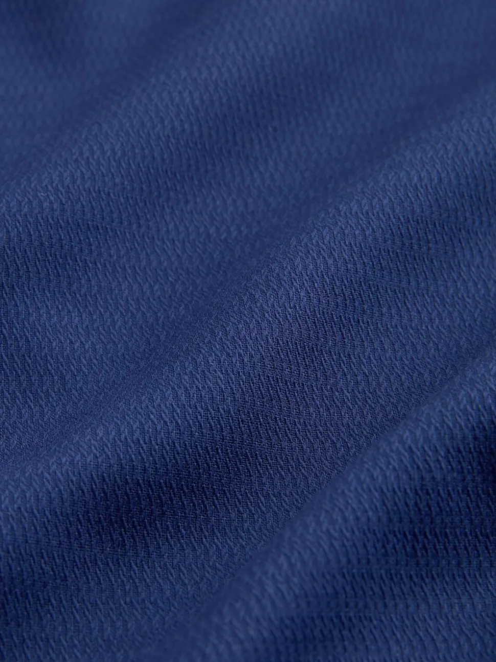 Sapphire Blue Regular Fit Easy Care Textured Single Cuff Smart Shirt