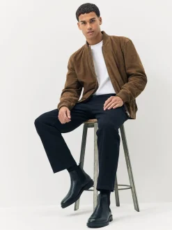 Schuh Black Dice Leather Chelsea Boots