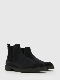 Schuh Blue Dice Leather Chelsea Boots
