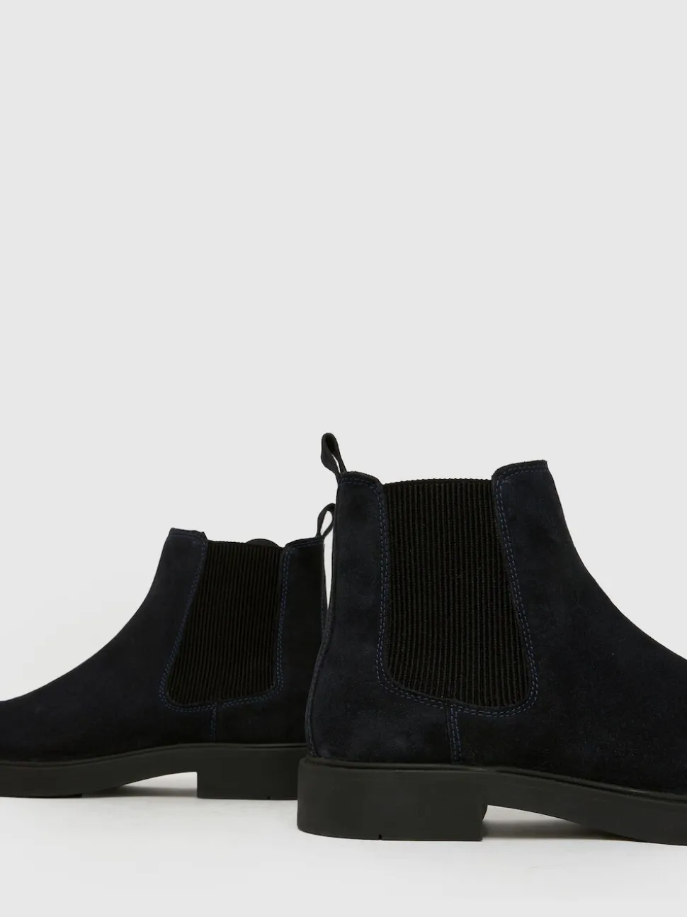 Schuh Blue Dice Leather Chelsea Boots