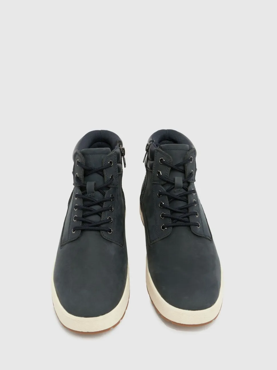 Schuh Blue Gio Leather Lace-Up Shoes