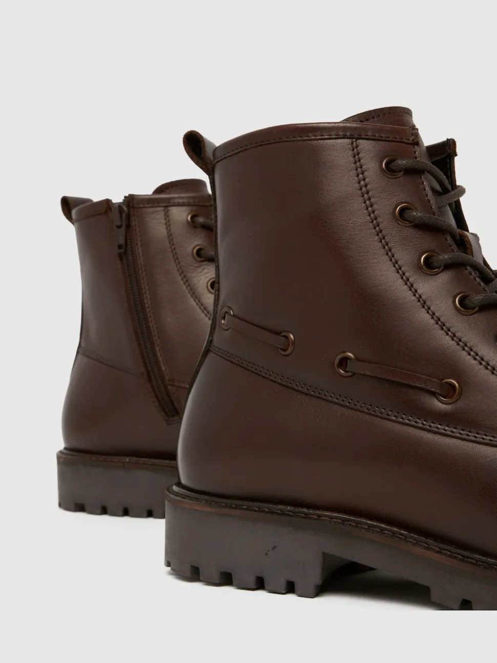 Schuh Brown Darcy Leather Boat Boots