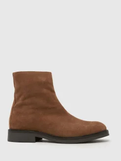 Schuh Brown Dario Square Toe Boots