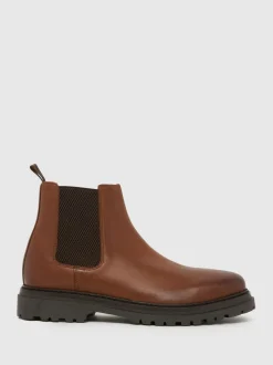 Schuh Brown Dax Leather Boots