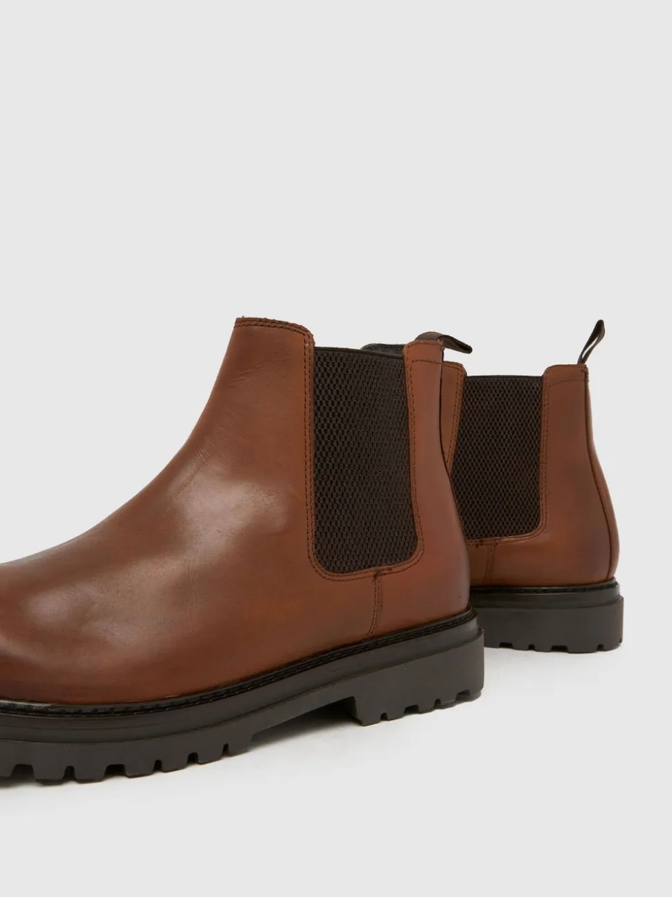 Schuh Brown Dax Leather Boots