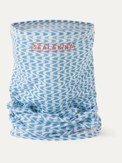 Sealskinz Blue Harpley Water Repellent Wobble Print Neck Warmer Snood