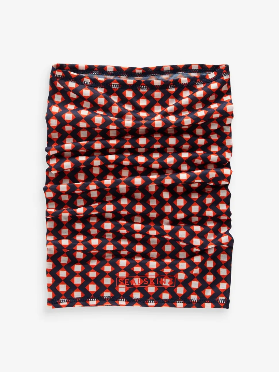 Sealskinz Blue Harpley Water Repellent Winter Diamond Print Neck Warmer Snood