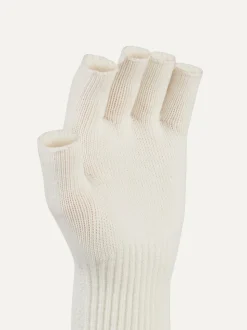 Sealskinz Cream Thornham Solo Merino Mittens