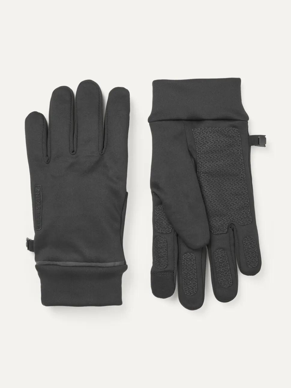 Sealskinz Gissing Waterproof All Weather Lightweight Black Gloves With Fusion Control