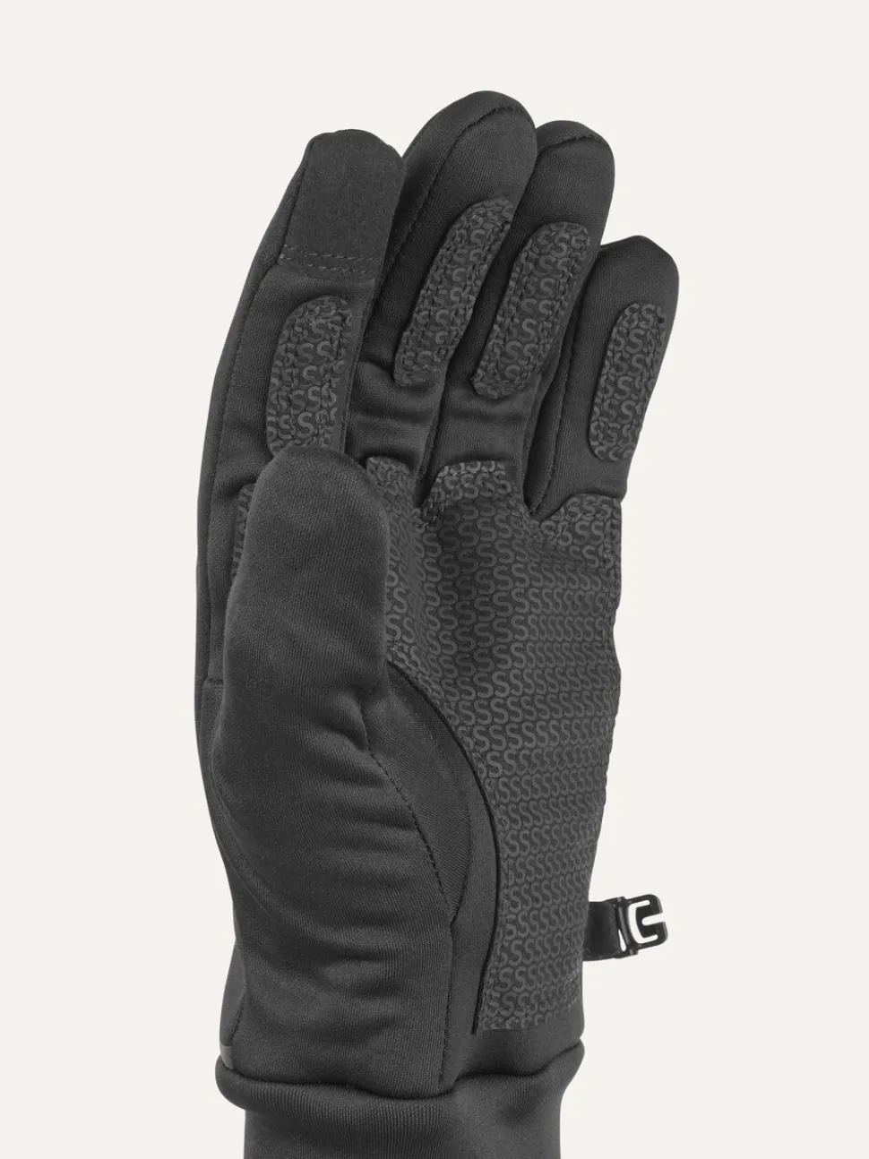 Sealskinz Gissing Waterproof All Weather Lightweight Black Gloves With Fusion Control