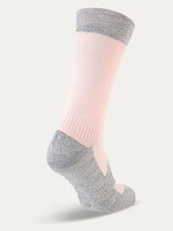 Sealskinz Pink Raynham Waterproof All Weather Mid Length Socks
