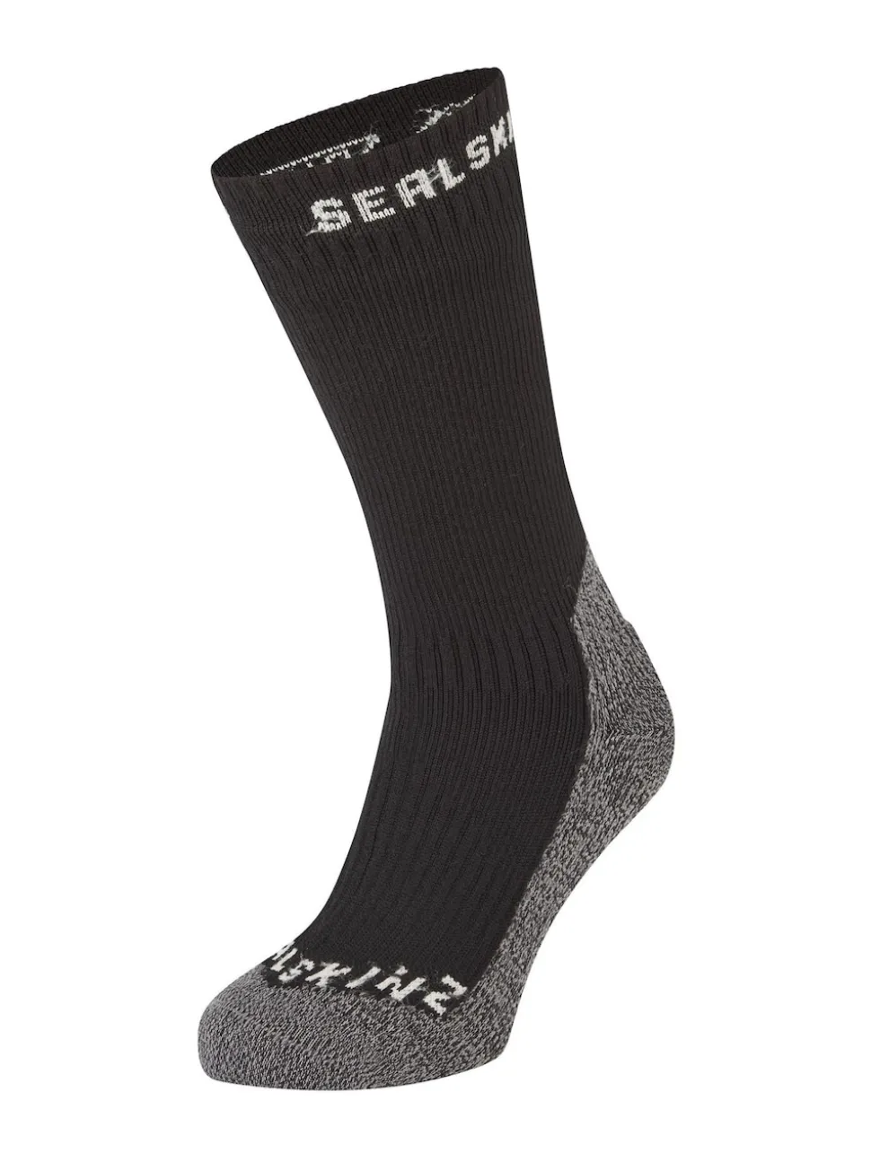 Sealskinz Stanfield Waterproof Extreme Cold Weather Mid Length Black Socks