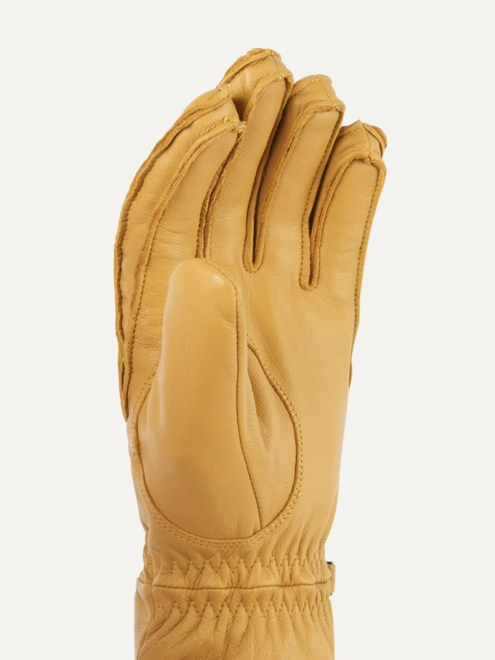 Sealskinz Westfield Waterproof Leather Hiking Brown Gloves with Fusion Control